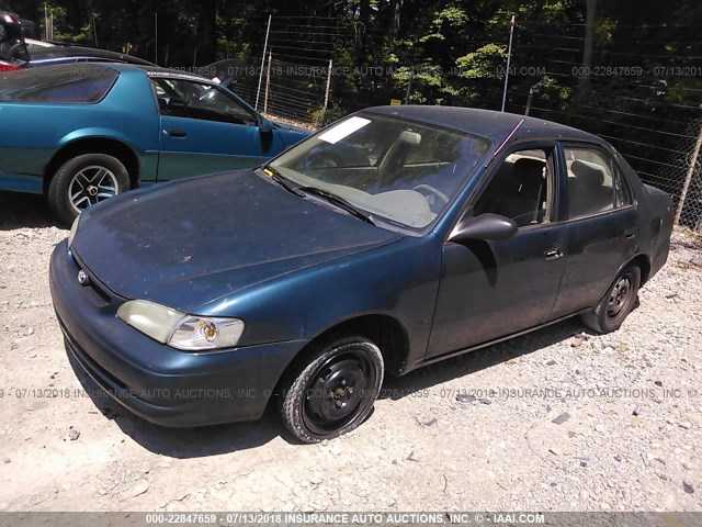 2T1BR12E6XC162700 - 1999 TOYOTA COROLLA VE/CE/LE 青色 照片 2
