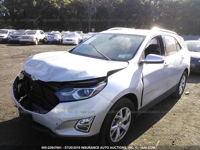 2GNAXVEV0J6228999 - 2018 CHEVROLET EQUINOX PREMIER SILVER photo 2