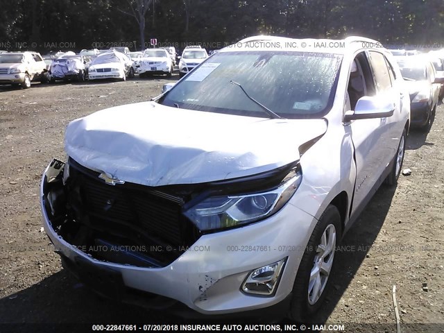 2GNAXVEV0J6228999 - 2018 CHEVROLET EQUINOX PREMIER SILVER photo 6