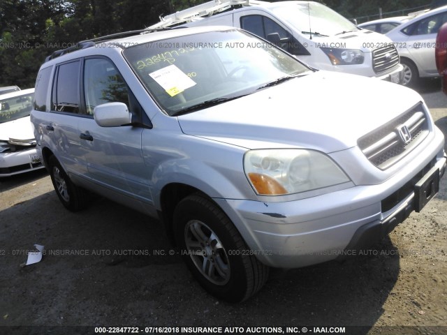 2HKYF18414H539766 - 2004 HONDA PILOT EX SILVER photo 1