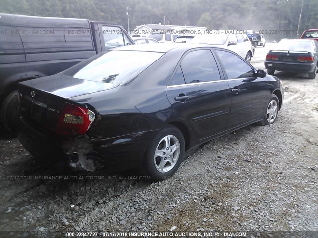 4T1BE32K93U198886 - 2003 TOYOTA CAMRY LE/XLE/SE 黑色 照片 4
