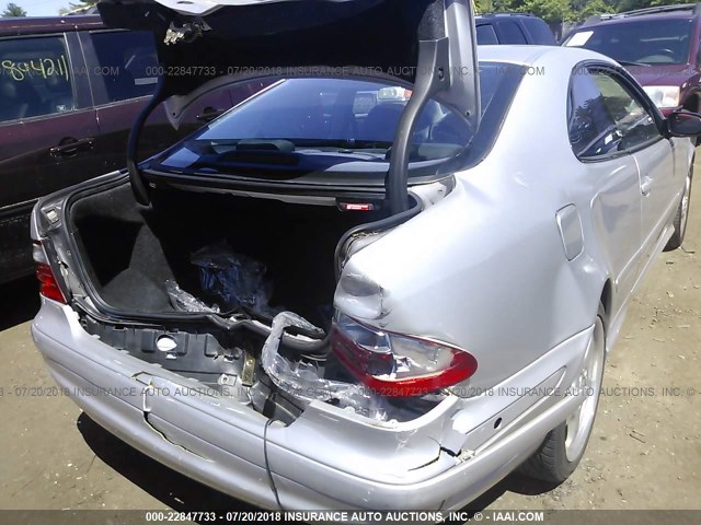 WDBLJ70G72T120720 - 2002 MERCEDES-BENZ CLK 430 SILVER photo 6