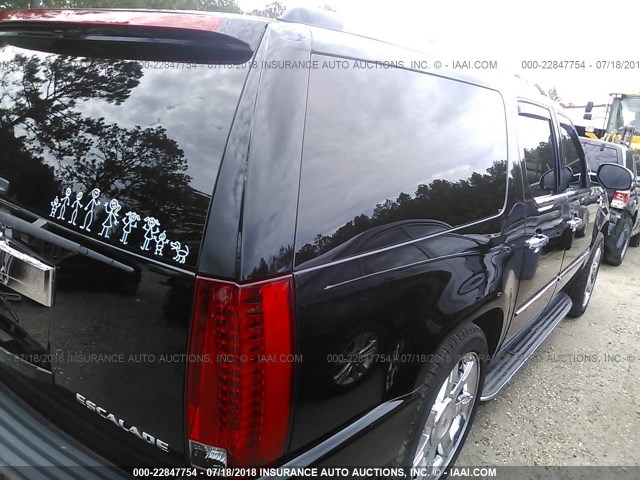 1GYS4HEFXER138201 - 2014 CADILLAC ESCALADE ESV LUXURY BLACK photo 4