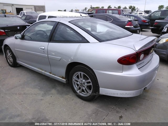 1G1JH12FX47177097 - 2004 CHEVROLET CAVALIER LS SPORT SILVER photo 3