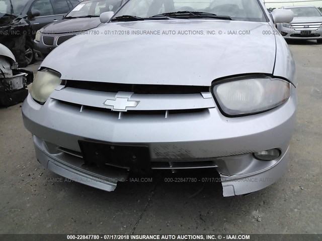 1G1JH12FX47177097 - 2004 CHEVROLET CAVALIER LS SPORT SILVER photo 6