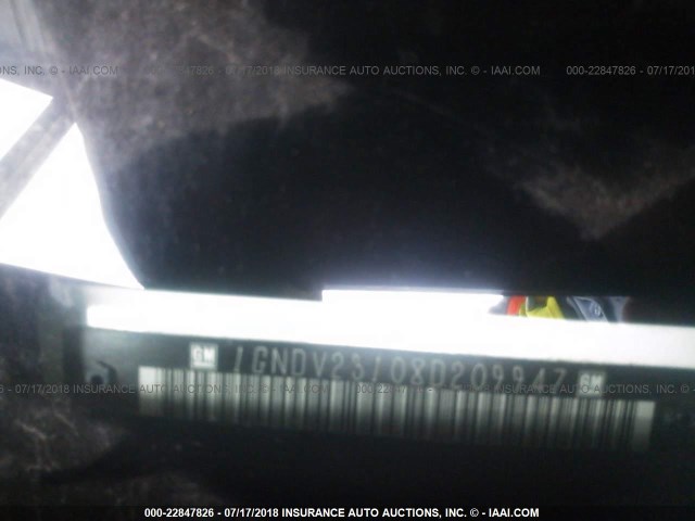 1GNDV23108D209947 - 2008 CHEVROLET UPLANDER LS 白色 照片 9