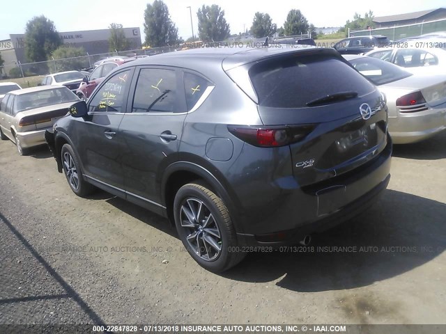 JM3KFBCM7J0315954 - 2018 MAZDA CX-5 TOURING GRAY photo 3
