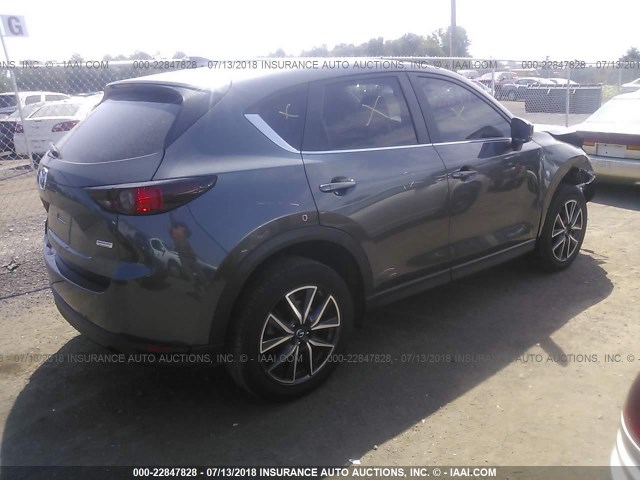 JM3KFBCM7J0315954 - 2018 MAZDA CX-5 TOURING GRAY photo 4