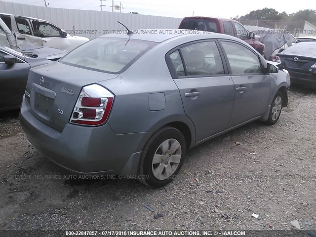 3N1AB61E97L653986 - 2007 NISSAN SENTRA 2.0/2.0S/2.0SL GRAY photo 4