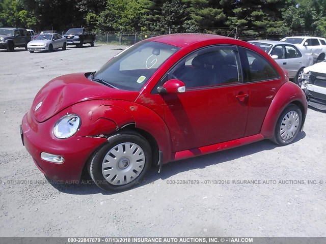 3VWBK31CX5M414420 - 2005 VOLKSWAGEN NEW BEETLE GL 红色 照片 2