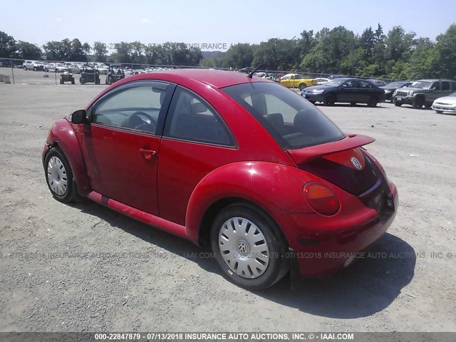 3VWBK31CX5M414420 - 2005 VOLKSWAGEN NEW BEETLE GL 红色 照片 3