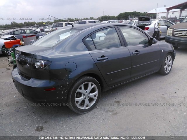 JM1BK32F791220989 - 2009 MAZDA 3 I GRAY photo 4