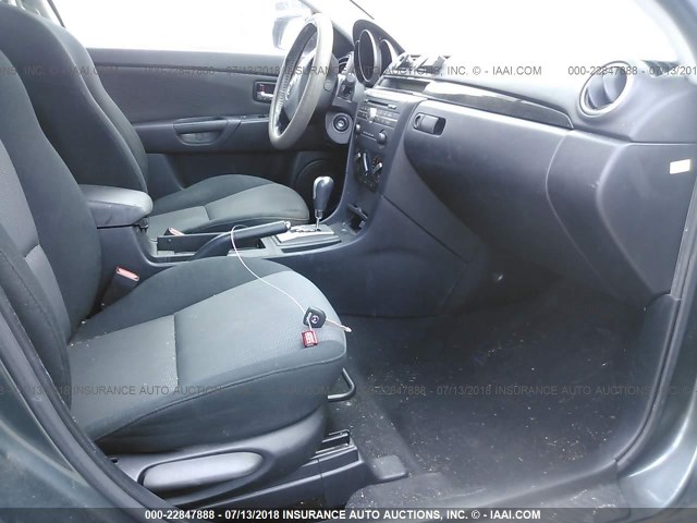 JM1BK32F791220989 - 2009 MAZDA 3 I GRAY photo 5