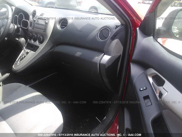 2T1KU40E09C026097 - 2009 TOYOTA COROLLA MATRIX  RED photo 5