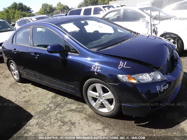 19XFA1F62BE006577 - 2011 HONDA CIVIC LX-S BLUE photo 1