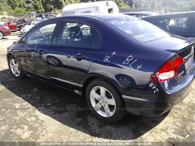 19XFA1F62BE006577 - 2011 HONDA CIVIC LX-S 蓝色 照片 3