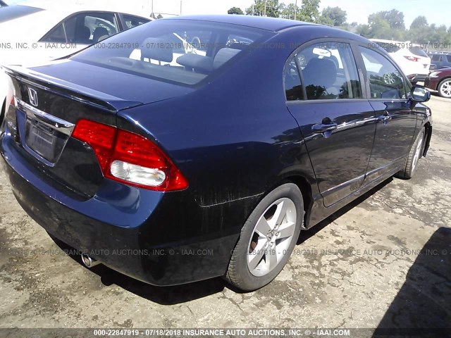 19XFA1F62BE006577 - 2011 HONDA CIVIC LX-S 蓝色 照片 4