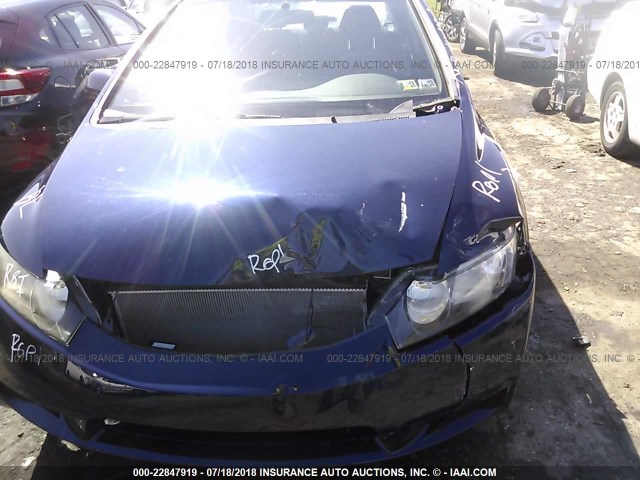 19XFA1F62BE006577 - 2011 HONDA CIVIC LX-S BLUE photo 6