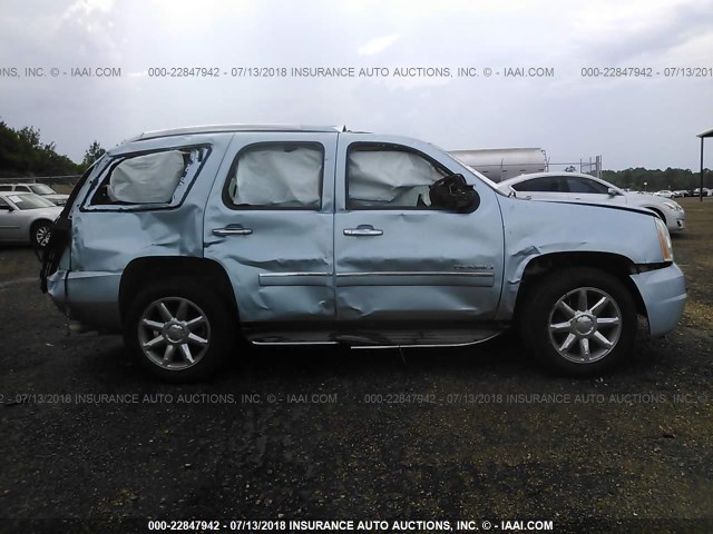 1GKS1EEF4BR290312 - 2011 GMC YUKON DENALI Light Blue photo 6