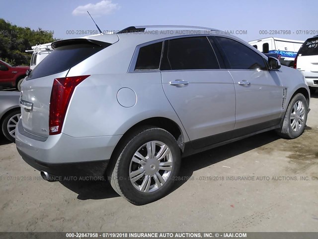 3GYFNAE32CS510913 - 2012 CADILLAC SRX LUXURY COLLECTION SILVER photo 4