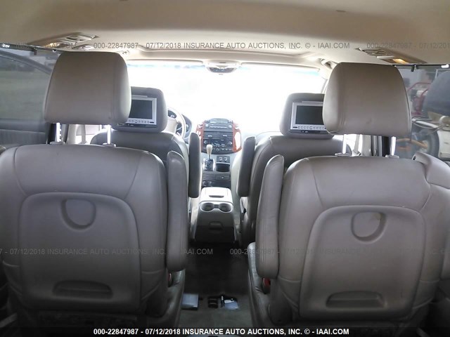 5TDYK4CC7AS295994 - 2010 TOYOTA SIENNA XLE/XLE LIMITED BLUE photo 8