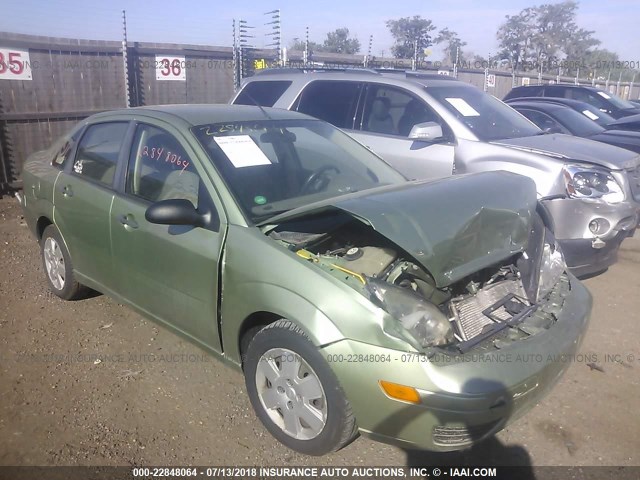 1FAHP34N07W357875 - 2007 FORD FOCUS ZX4/S/SE/SES 绿色 照片 1
