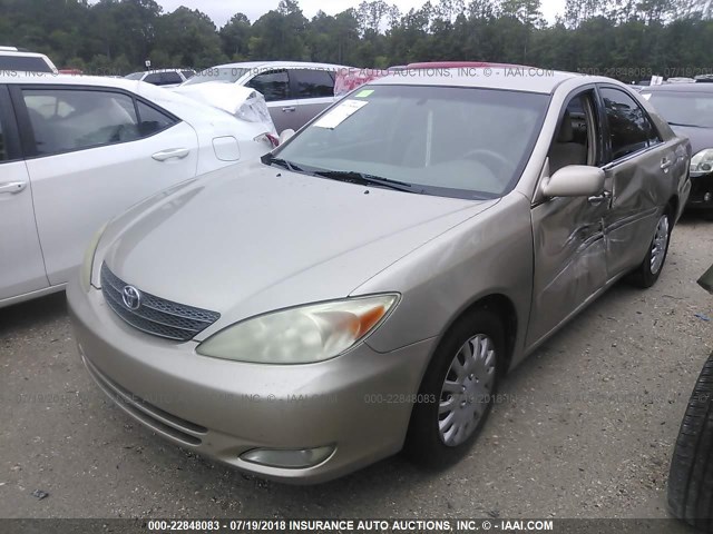 4T1BE32K04U876023 - 2004 TOYOTA CAMRY LE/XLE/SE 金色 照片 2