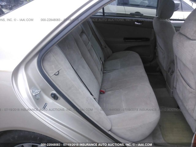 4T1BE32K04U876023 - 2004 TOYOTA CAMRY LE/XLE/SE 金色 照片 8