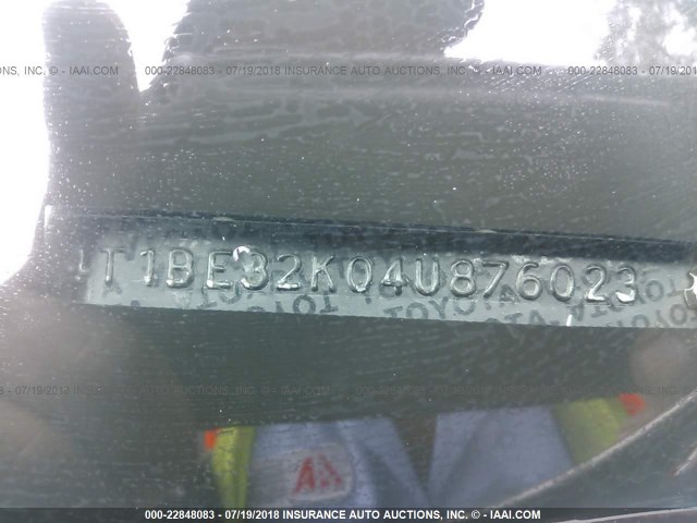 4T1BE32K04U876023 - 2004 TOYOTA CAMRY LE/XLE/SE 金色 照片 9