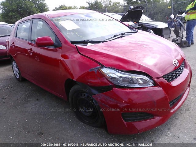 2T1KU40E59C024667 - 2009 TOYOTA COROLLA MATRIX  RED photo 1
