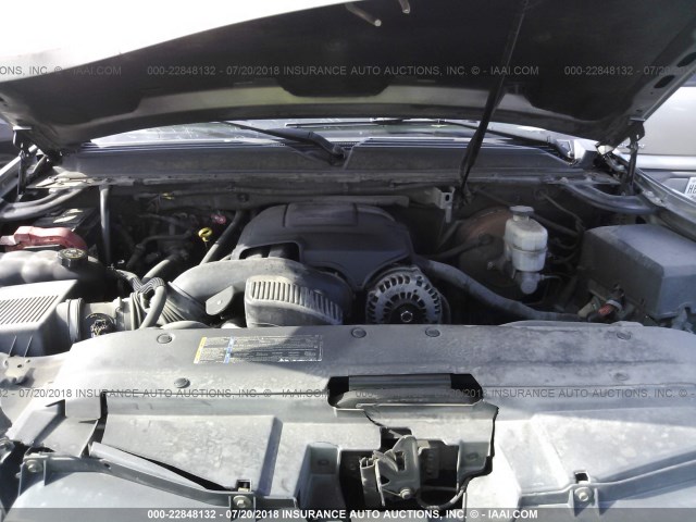 3GNEC12J57G299099 - 2007 CHEVROLET AVALANCHE C1500 GRAY photo 10