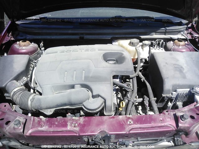 1G1ZC5E14BF309959 - 2011 CHEVROLET MALIBU 1LT 红色 照片 10