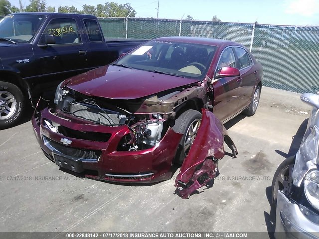 1G1ZC5E14BF309959 - 2011 CHEVROLET MALIBU 1LT 红色 照片 2