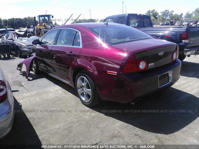 1G1ZC5E14BF309959 - 2011 CHEVROLET MALIBU 1LT 红色 照片 3