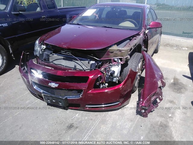 1G1ZC5E14BF309959 - 2011 CHEVROLET MALIBU 1LT 红色 照片 6