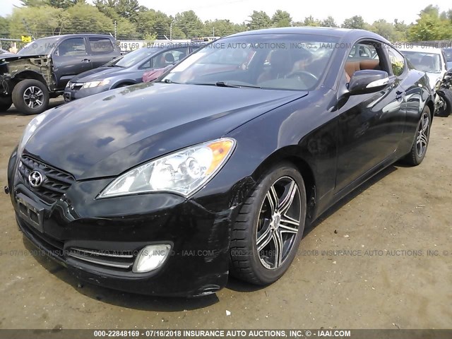 KMHHU6KH8AU040099 - 2010 HYUNDAI GENESIS COUPE 3.8L BLACK photo 6