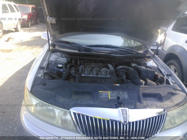 1LNFM97V9WY643263 - 1998 LINCOLN CONTINENTAL  银色 照片 10