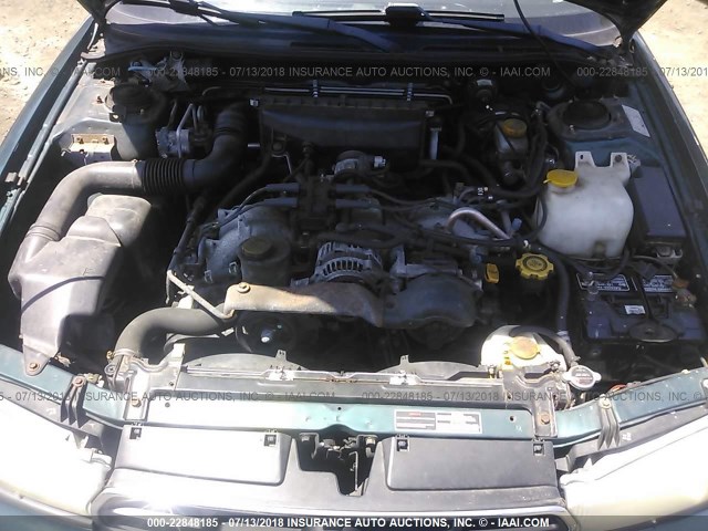 4S3BK4351X7307647 - 1999 SUBARU LEGACY L/30TH ANNIVERSARY L GREEN photo 10