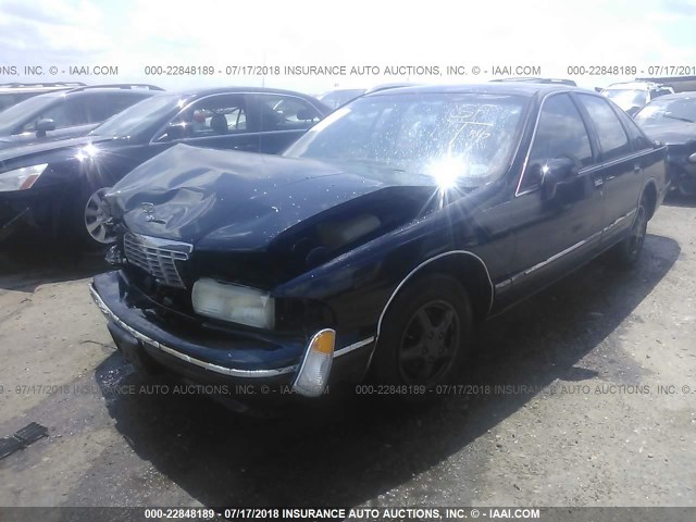 1G1BL52W9RR160233 - 1994 CHEVROLET CAPRICE CLASSIC BLACK photo 2