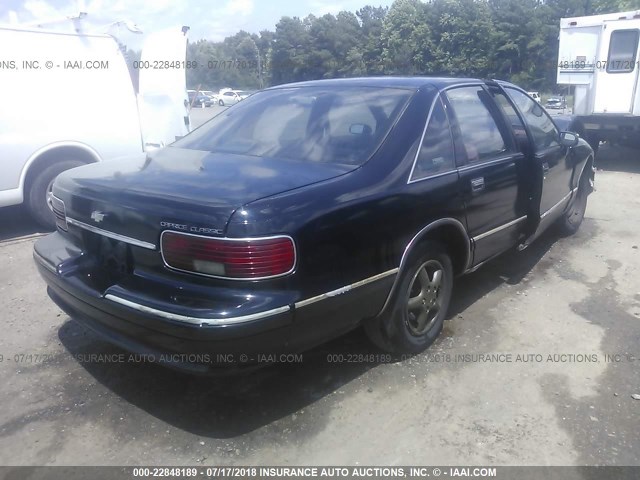 1G1BL52W9RR160233 - 1994 CHEVROLET CAPRICE CLASSIC BLACK photo 4