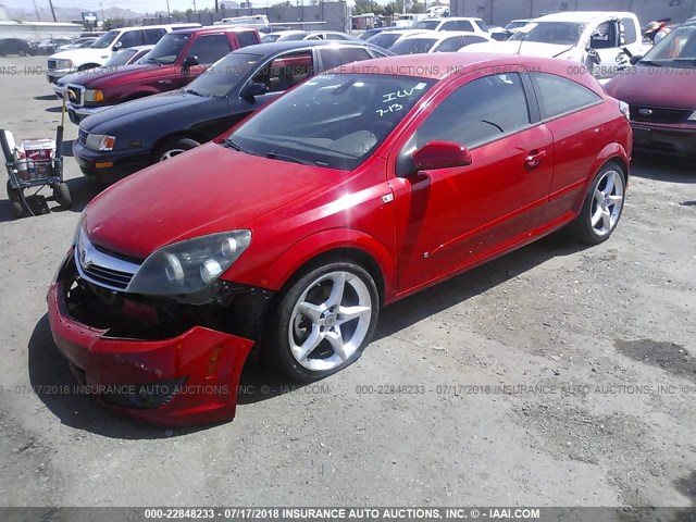 W08AT271385046368 - 2008 SATURN ASTRA XR RED photo 2