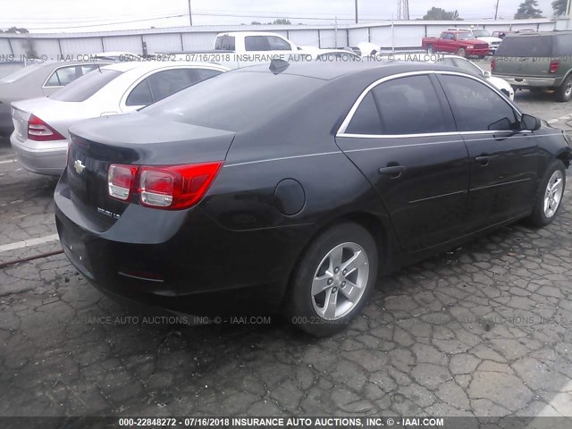 1G11B5SL3EF121444 - 2014 CHEVROLET MALIBU LS BLACK photo 4
