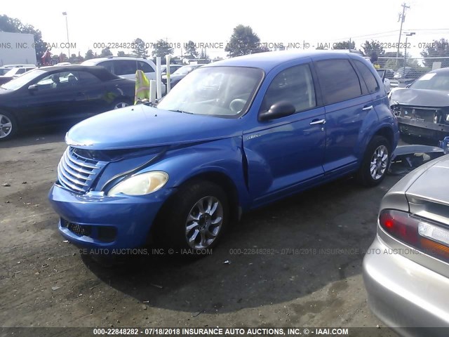 3A4FY58B06T234280 - 2006 CHRYSLER PT CRUISER TOURING BLUE photo 2