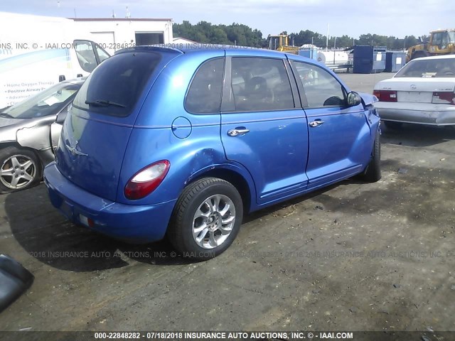 3A4FY58B06T234280 - 2006 CHRYSLER PT CRUISER TOURING BLUE photo 4