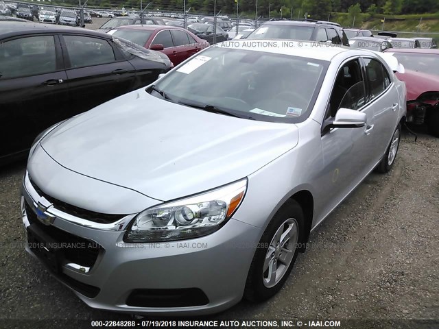 1G11C5SA3GF152949 - 2016 CHEVROLET MALIBU LIMITED LT SILVER photo 2