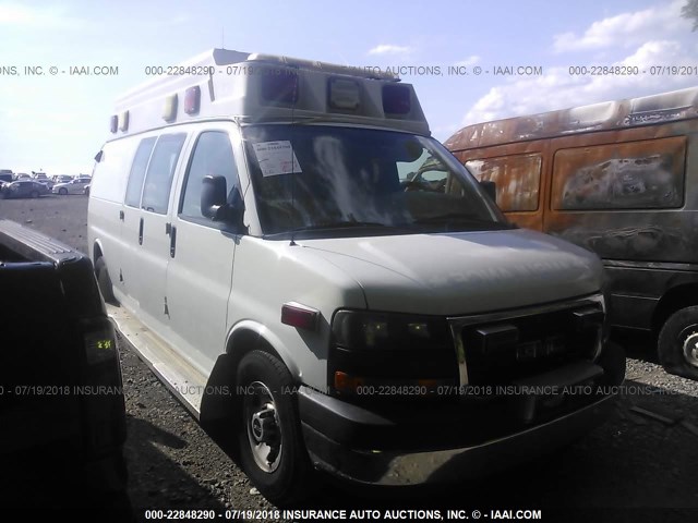 1GDHG396491182070 - 2009 GMC SAVANA RV G3500 WHITE photo 1