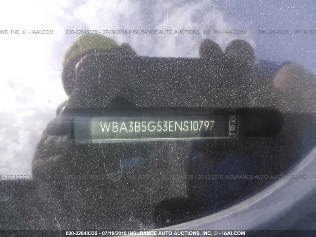 WBA3B5G53ENS10797 - 2014 BMW 328 XI SULEV WHITE photo 9