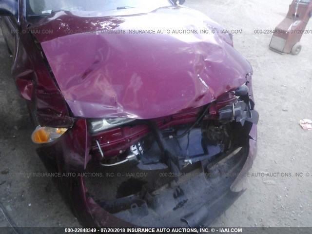 1G3NK52F62C182559 - 2002 OLDSMOBILE ALERO GX MAROON photo 6