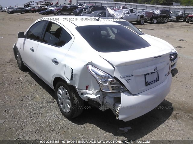 3N1CN7AP6EL800267 - 2014 NISSAN VERSA S/S PLUS/SV/SL WHITE photo 3