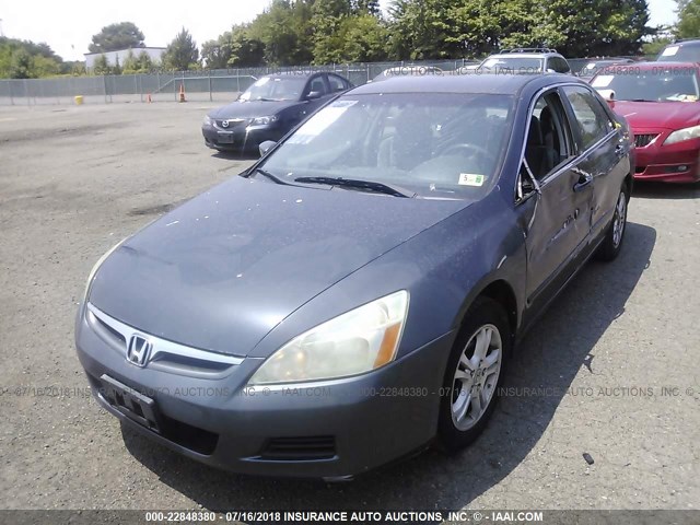 1HGCM56356A148259 - 2006 HONDA ACCORD SE GRAY photo 2